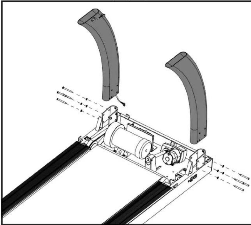 True Performance 800 - STEP 2 Install Pedestal Uprights: - 1