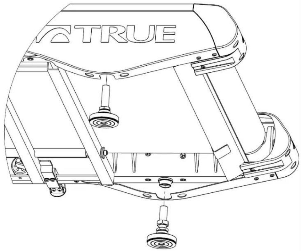 True Excel 900 T - TREADMILL ASSEMBLY STEPS (CONTINUED): - 1