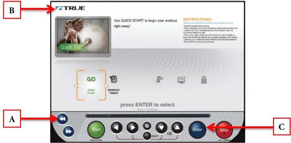 True Excel 900 T - Entering Service Mode: - 1
