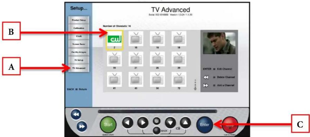 True Excel 900 T - Adding Channel Logos: - 1
