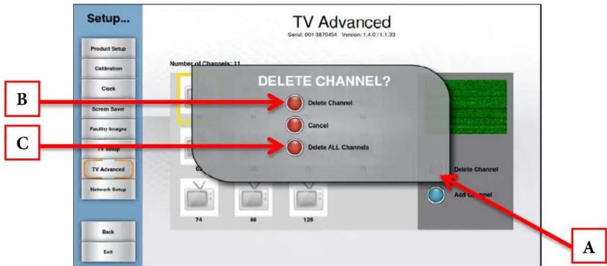 True Excel 900 T - Deleting Channels: - 1