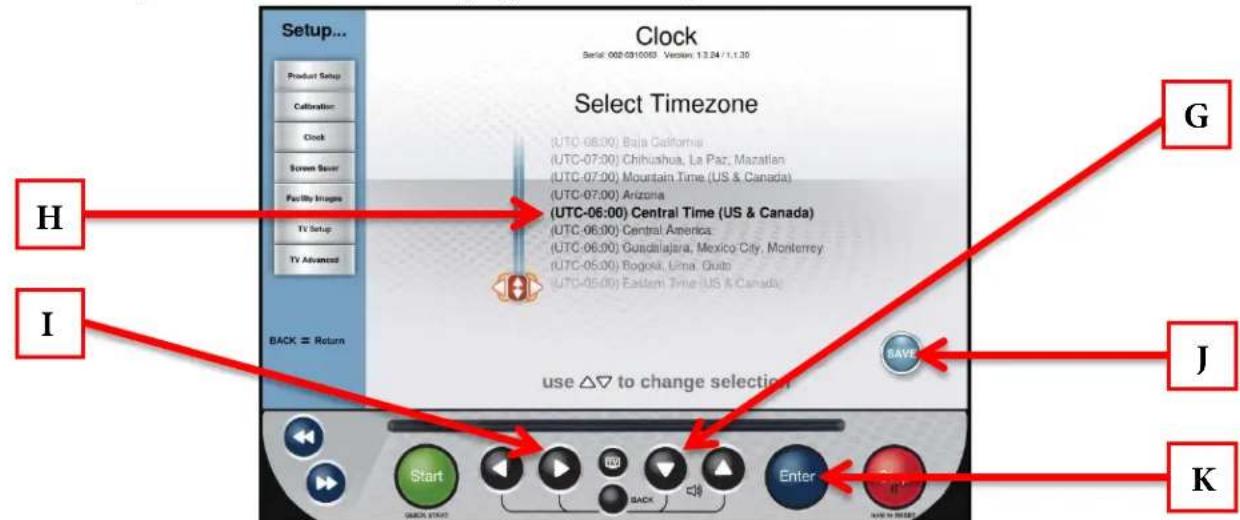 True Excel 900 T - Setting the Clock: - 2