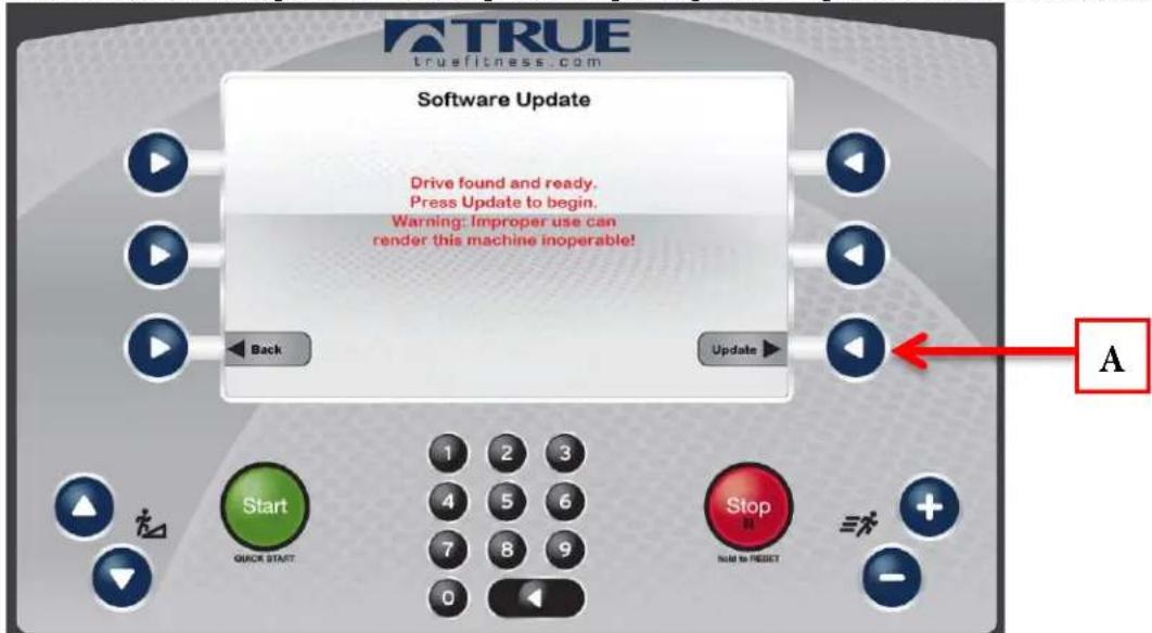 True Excel 900 T - Utilities Menu - Software Update: - 2