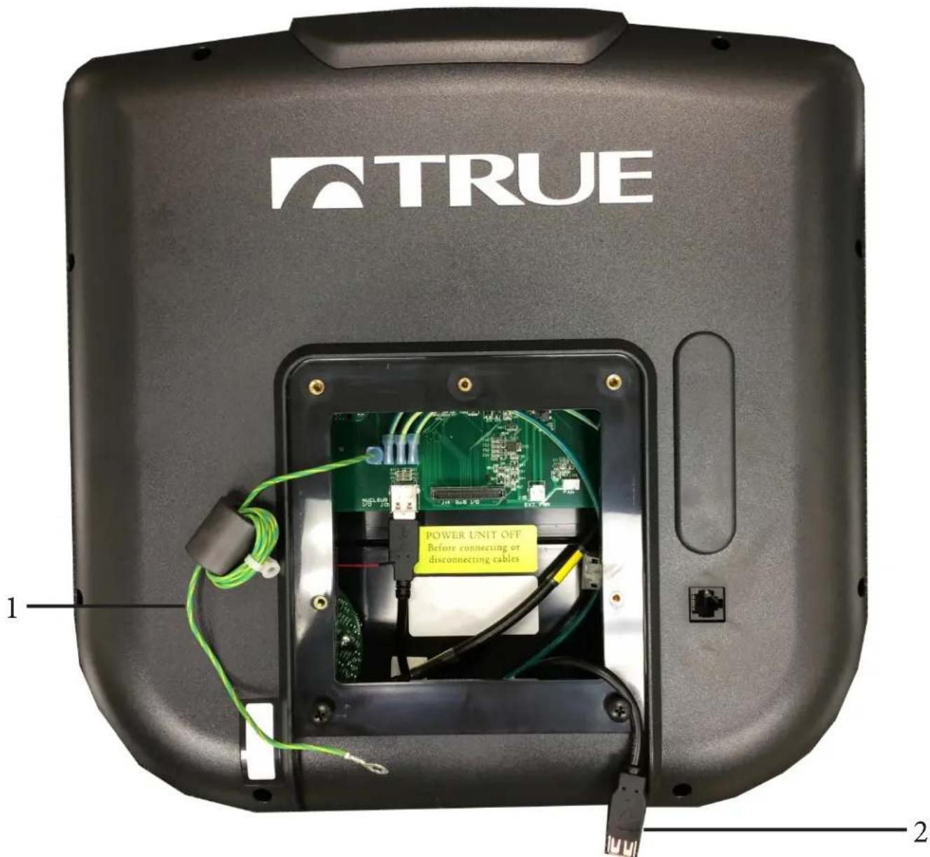 True Excel 900 T - Step 1 (Ground Wire and Data Cable): - 1