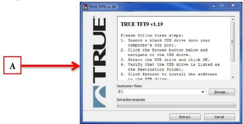 True Excel 900 T - Utilities Menu - Software Update: - 1