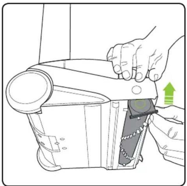 BISSELL AirRam Cordless 19841 - Removing and Cleaning the Brush Roll - 5