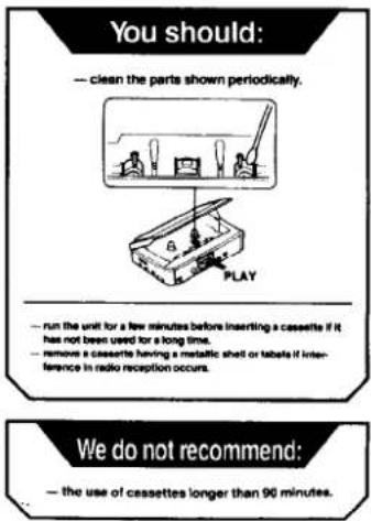 SONY Walkman WM-AF56 - Specifications - 4