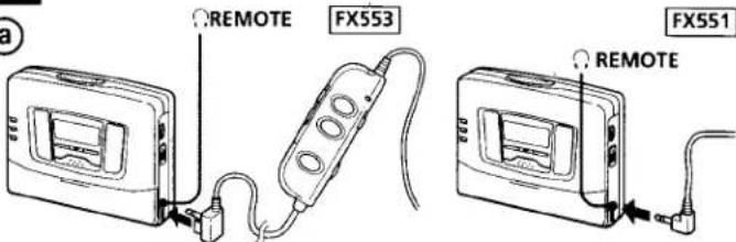 SONY Walkman WM-FX551 - WARNING - 5