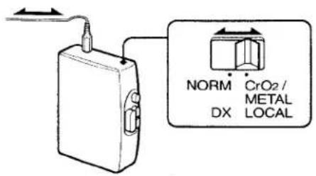 SONY Walkman WM-FX313 - Improving FM reception - 1