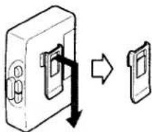 SONY Walkman WM-FX313 - Removing the Belt Clip - 1
