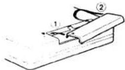 SONY Walkman WM-FX313 - About the Battery Compartment Lid - 1