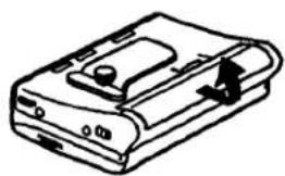 SONY Walkman WM-GX35 - Using with a Battery Utilisation avec une plie - 1
