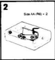 SONY Walkman WM-AF65 - Installing Batteries - 2