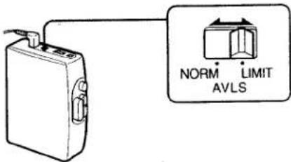 SONY Walkman WM-EX122 - AVLS (Automatic Volume Limiter System) - 1