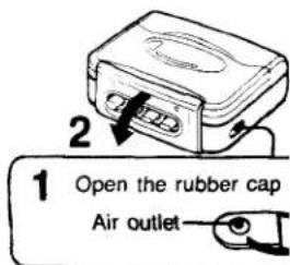 SONY Walkman WM-SXF10 - Opening and Closing the Cassette Compartment Lid - 5