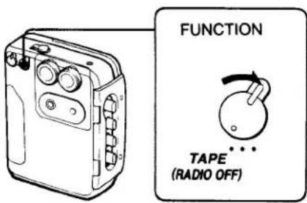SONY Walkman WM-SXF10 - Playing a Tape (See "Inserting a Cassette") - 2