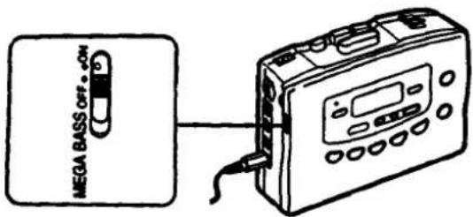 SONY Walkman WM-FX401 - Using MEGA BASS (FX403 only) - 1