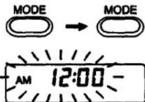 SONY Walkman WM-FX401 - Setting Current Time - 2