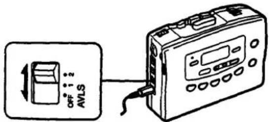 SONY Walkman WM-FX401 - AVLS (Automatic Volume Limiter System) - 1