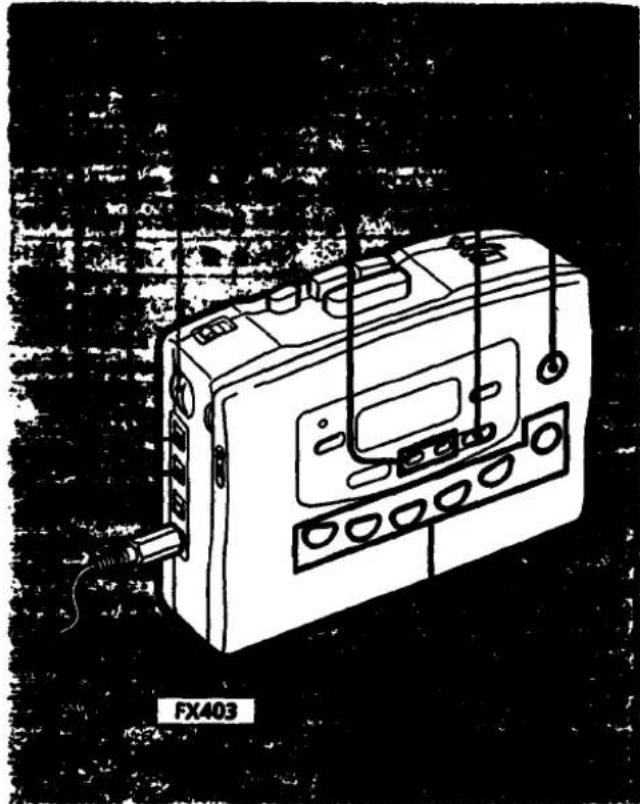 SONY Walkman WM-FX401 - Listening to the Radio - 1