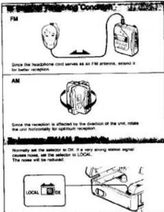 SONY Walkman WM-F2078 - Notes on playback - 8