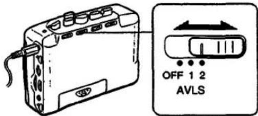 SONY Walkman WM-GX302 - AVLS (Automatic Volume Limiter System) - 1