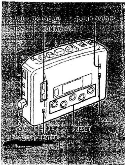 SONY Walkman WM-FS493 - Listening to the Radio - 1