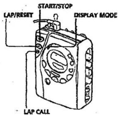 SONY Walkman WM-FS493 - Using the Stopwatch - 1