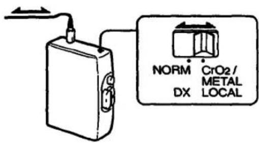 SONY Walkman WM-FX303 - Improving Radio Reception Improving FM reception - 1