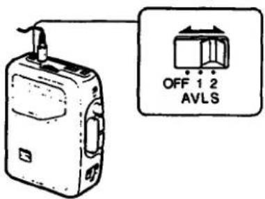 SONY Walkman WM-FX303 - AVLS (Automatic Volume Limiter System) - 1