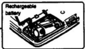 SONY Discman D-130 - Putting in a rechargeable battery - 2