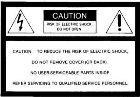 SONY Discman D-2001 - WARNING - 1