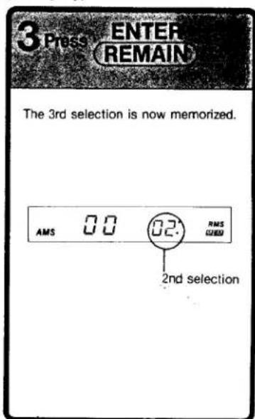 SONY Discman D-2001 - TO CHANGE THE ORDER OF SELECTIONS (RMS, SHUFFLE) - 4