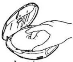SONY Discman D-240 - To remove the CD - 1