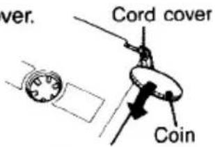 over. Cord cover Coin