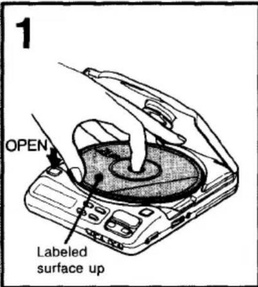 1 OPEN Labeled surface up