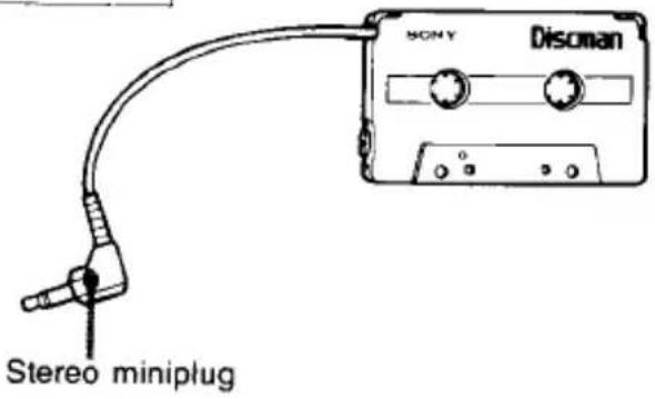 S stereo miniplug SONY Discoman