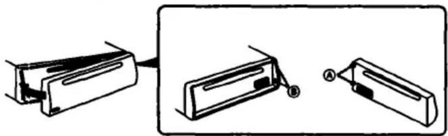 SONY CDX-5470 - Pose du panneau avant - 1