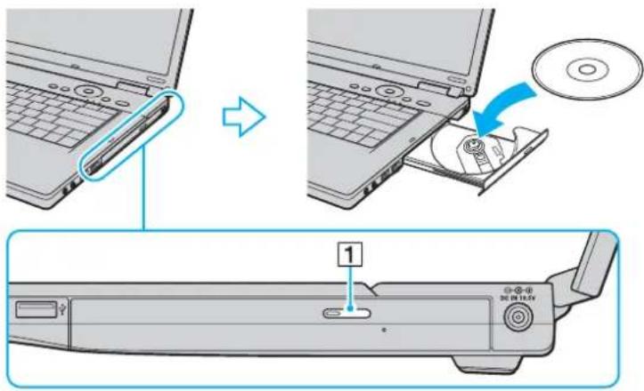 SONY Vaio VGN-FZ21S - Using the Optical Disc Drive - 1