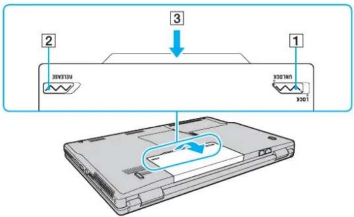 SONY Vaio VGN-FZ21S - To remove the battery pack - 1