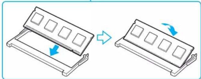 SONY Vaio VGN-FS215S - Install the memory module. - 2