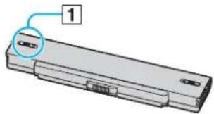SONY Vaio VGN-SZ340P - Installing the Battery Pack - 1