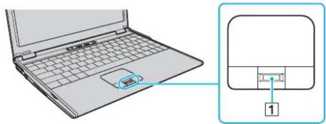 SONY Vaio VGN-SZ340P - To scan a fingerprint - 1