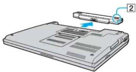 SONY Vaio VGN-SZ340P - To remove the battery pack - 2