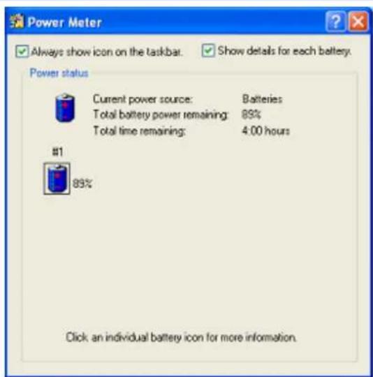 SONY Vaio VGN-S170 - Power Meter\* - 1