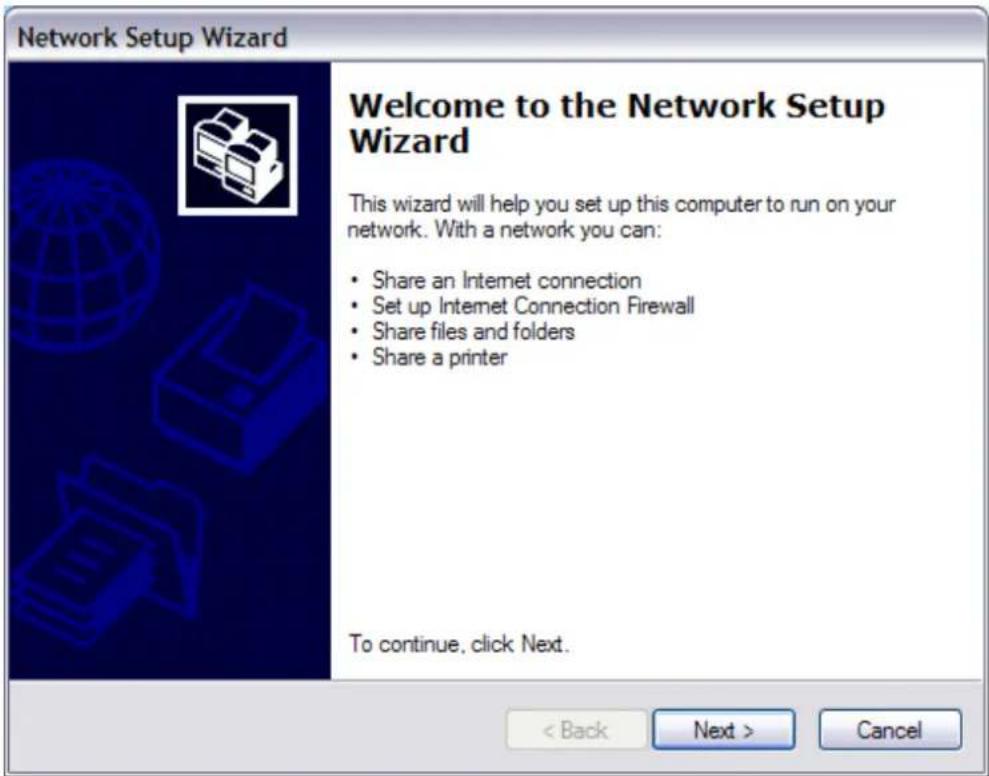 SONY Vaio VGN-S170 - Network Setup Wizard - 1