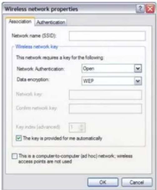 SONY Vaio VGN-S170 - Wireless Network Properties - 1
