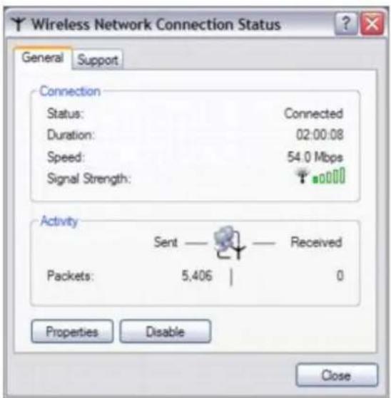 SONY Vaio VGN-S170 - Wireless Network Connection Status - 1