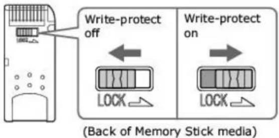 SONY Vaio VGN-S170 - Using the Write-Protect Tab - 1
