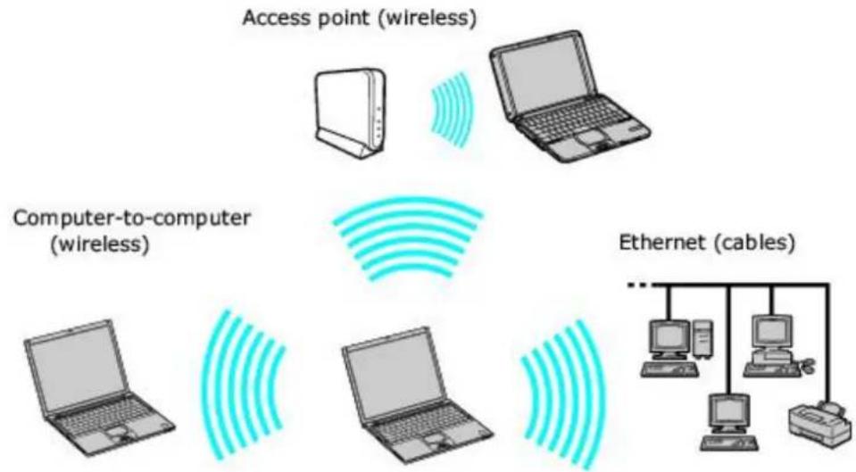 SONY Vaio VGN-S170 - Types of Networks\* - 1